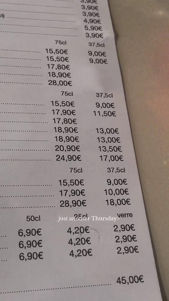 Restaurant Gambas Royale - Menu Image 1